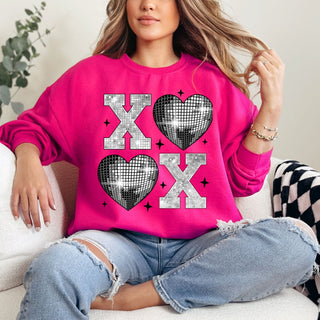 XO Disco Graphic Sweatshirt - 1985 the VAULT Boutique