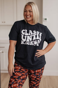 Classy Until Kickoff Tee - 1985 the VAULT Boutique