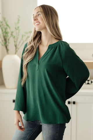 Climb On V-Neck Blouse - 1985 the VAULT Boutique