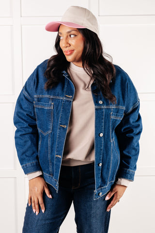 Have We Met Oversized Denim Jacket - 1985 the VAULT Boutique