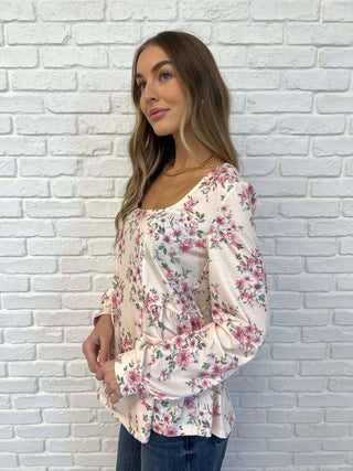 Cool to Be Kind Floral Blouse - 1985 the VAULT Boutique