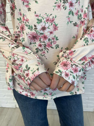 Cool to Be Kind Floral Blouse - 1985 the VAULT Boutique