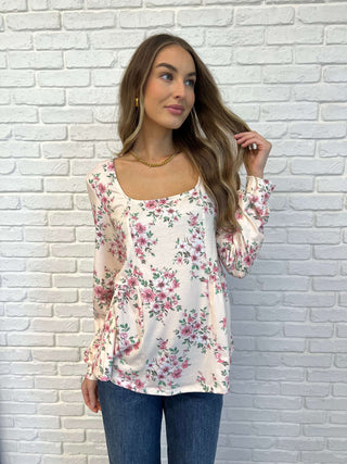 Cool to Be Kind Floral Blouse - 1985 the VAULT Boutique