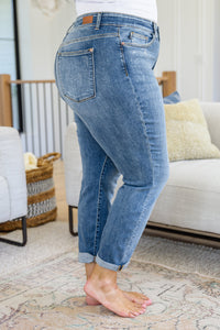 Corey Hi Rise Bleach Splash Boyfriend Jeans - 1985 the VAULT Boutique