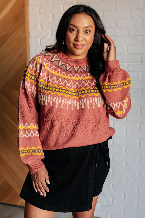 Cozy Chalet Fair Isle Sweater - 1985 the VAULT Boutique