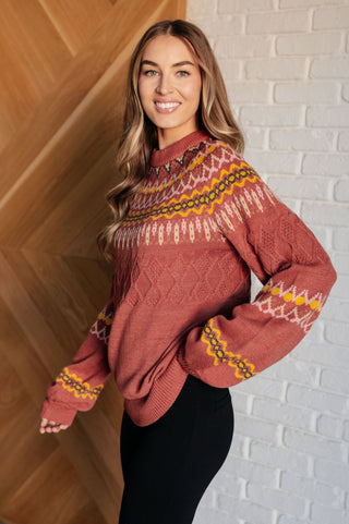 Cozy Chalet Fair Isle Sweater - 1985 the VAULT Boutique