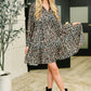 Darlin' If You Don't Mind Babydoll Leopard Print Dress