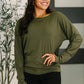 Dinner Plans Dolman Long Sleeve