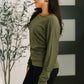 Dinner Plans Dolman Long Sleeve