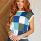 Disco Darling Checkered Sleeveless Sweater - 1985 the VAULT Boutique