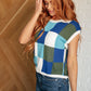 Disco Darling Checkered Sleeveless Sweater - 1985 the VAULT Boutique