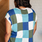 Disco Darling Checkered Sleeveless Sweater - 1985 the VAULT Boutique