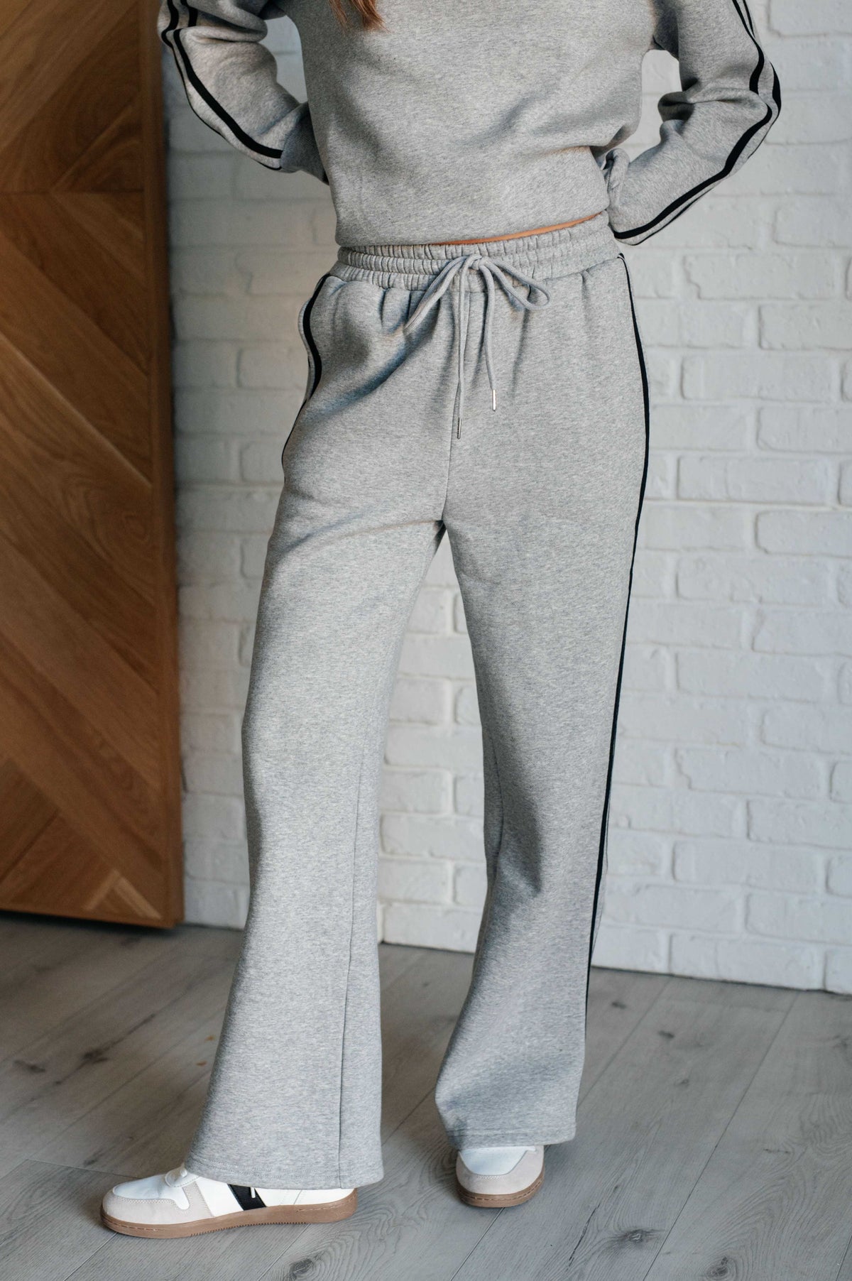 Don't Get Stuck Stripe Detail Sweatpants - 1985 the VAULT Boutique