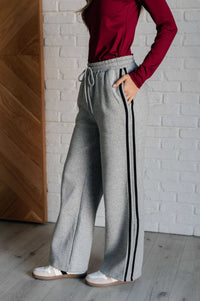 Don't Get Stuck Stripe Detail Sweatpants - 1985 the VAULT Boutique