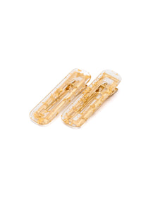 Double Trouble 2 Pack Hair Clip in Gold Leaf - 1985 the VAULT Boutique