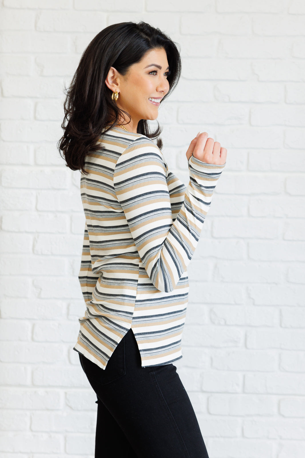 East Coast Breeze Striped Top - 1985 the VAULT Boutique