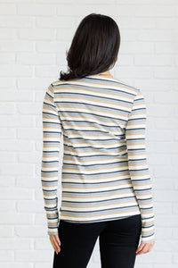 East Coast Breeze Striped Top - 1985 the VAULT Boutique