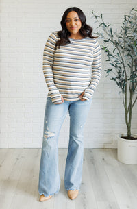 East Coast Breeze Striped Top - 1985 the VAULT Boutique