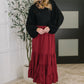 Easy Pick Tiered Maxi Skirt