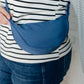 Essentially Everything Round Mini Crossbody Bag in Dusty Blue - 1985 the VAULT Boutique