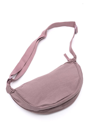 Essentially Everything Round Mini Crossbody Bag in Lavender - 1985 the VAULT Boutique