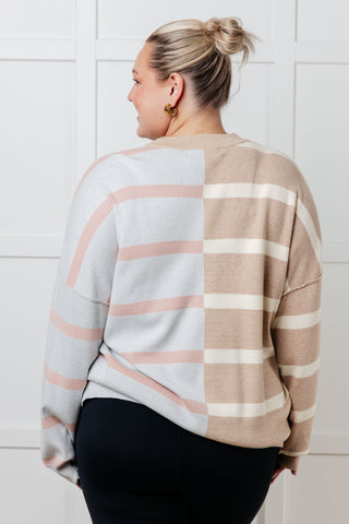 Exceptional Thought Striped Patchwork Sweater - 1985 the VAULT Boutique