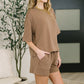 Fight the Feeling Top and Bottom Set in Brown
