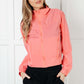 Fit Happens Nylon Tennis Jacket in Coral Rose - 1985 the VAULT Boutique
