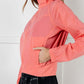 Fit Happens Nylon Tennis Jacket in Coral Rose - 1985 the VAULT Boutique