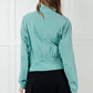 Fit Happens Nylon Tennis Jacket in Tidal Wave - 1985 the VAULT Boutique
