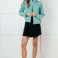 Fit Happens Nylon Tennis Jacket in Tidal Wave - 1985 the VAULT Boutique