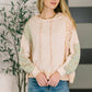 Floral Patchwork Hooded Pullover