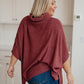 Forgive Me Cowl Neck Poncho - 1985 the VAULT Boutique