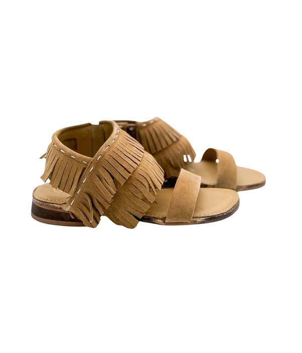 Fringe Star Sandal in Tan - 1985 THE VAULT