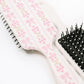 Girly Girl Bow and Floral Hair Brush