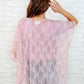 Good Days Ahead Lace Kimono In Mauve