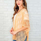 Good Days Ahead Lace Kimono In Peach