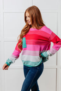 Gradual Feelings Striped Sweater