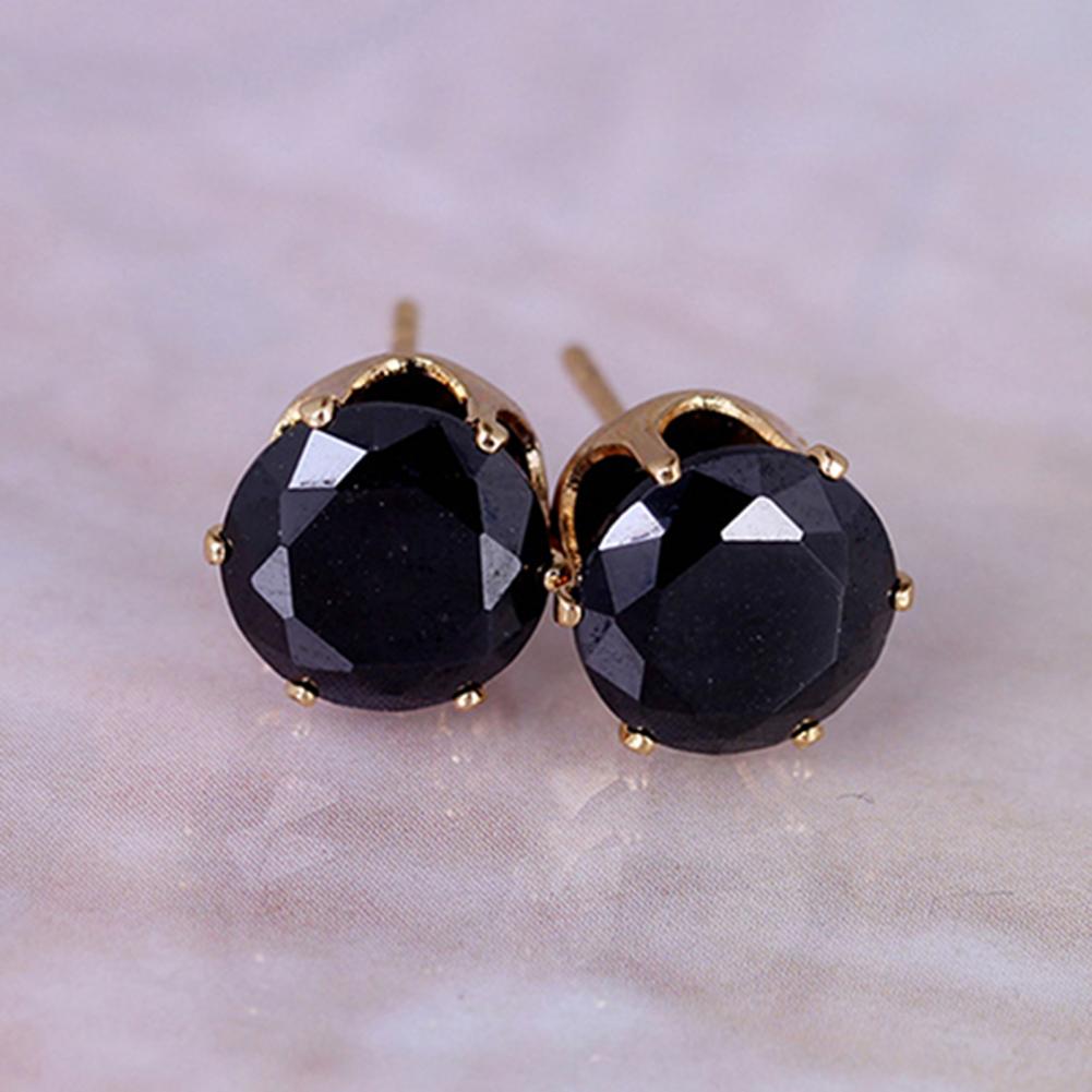 Steel Gem Studs in Silver or Gold - 1985 the VAULT Boutique