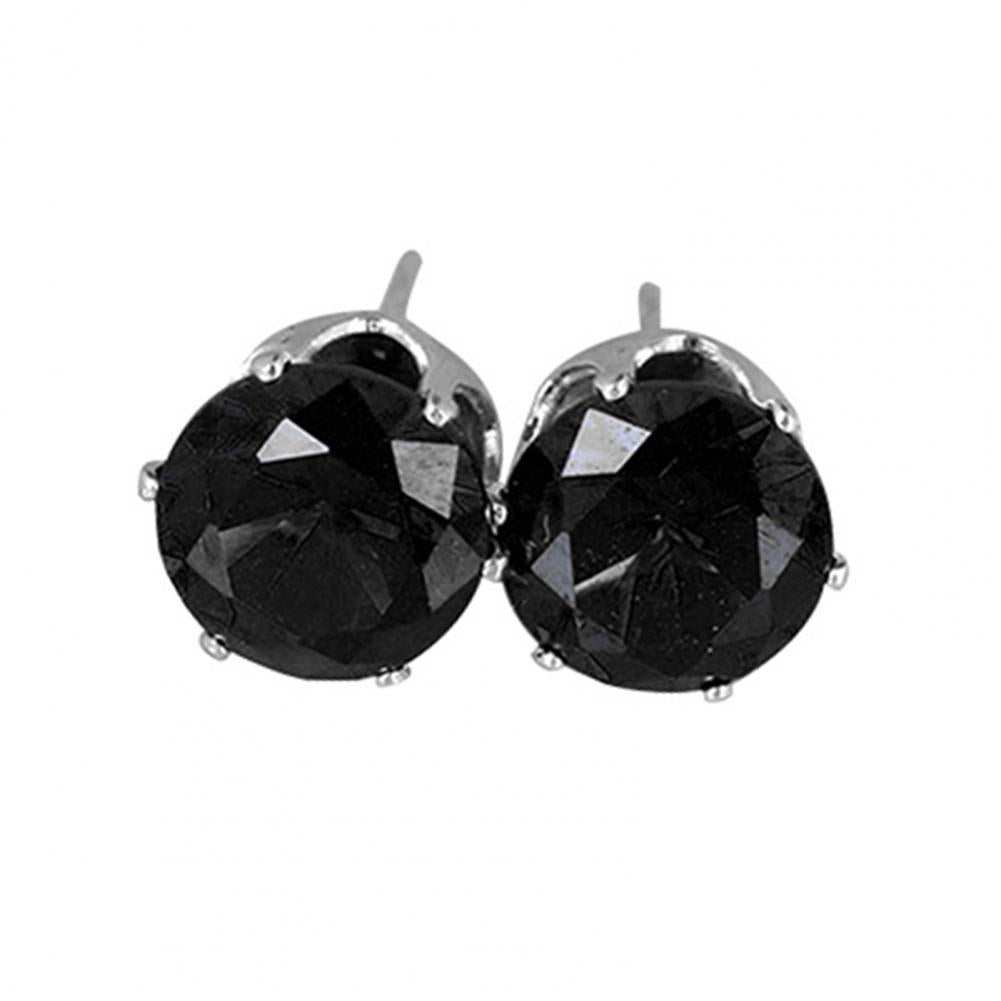 Steel Gem Studs in Silver or Gold - 1985 the VAULT Boutique