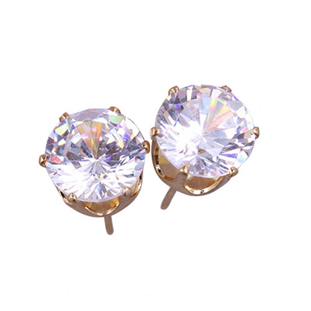 Steel Gem Studs in Silver or Gold - 1985 the VAULT Boutique