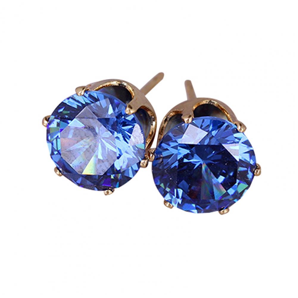 Steel Gem Studs in Silver or Gold - 1985 the VAULT Boutique