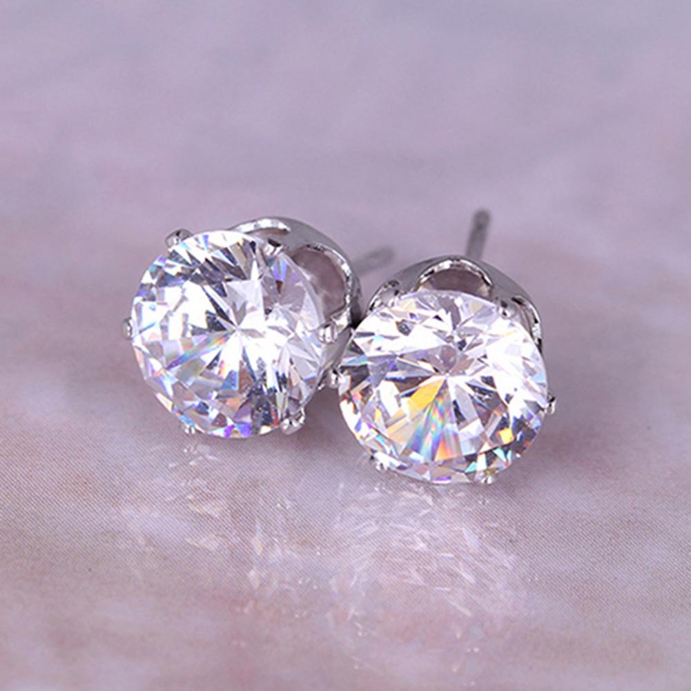 Steel Gem Studs in Silver or Gold - 1985 the VAULT Boutique