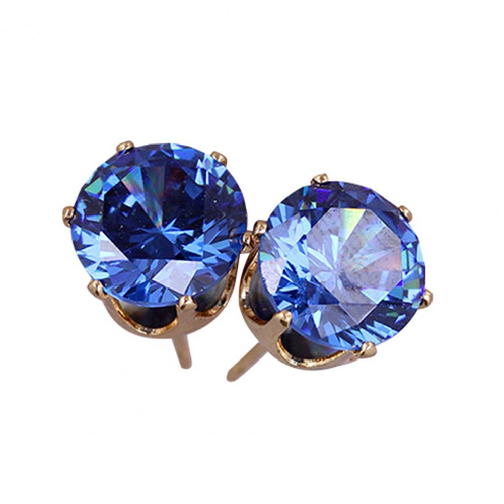 Steel Gem Studs in Silver or Gold - 1985 the VAULT Boutique