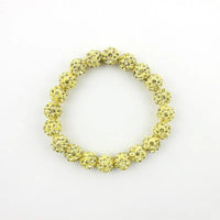 Colorful Crystals Elastic Pave Beaded Ball Bracelets - 1985 the VAULT Boutique