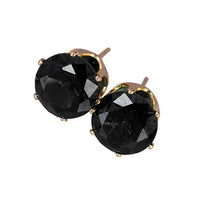 Steel Gem Studs in Silver or Gold - 1985 the VAULT Boutique