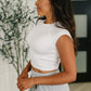 Halfway to Heaven Cropped Top in White