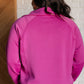 Hamptons Travel Half Zip Pullover in Magenta - 1985 the VAULT Boutique