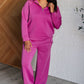 Hamptons Travel Half Zip Pullover in Magenta - 1985 the VAULT Boutique