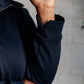 Hamptons Travel Half Zip Pullover in Navy - 1985 the VAULT Boutique